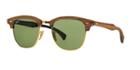 Ray-ban Clubmaster Green Square Sunglasses - Rb3016m