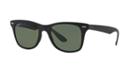Ray-ban Wayfarer Liteforce Black Matte Square Sunglasses, Polarized - Rb4195