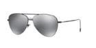 Giorgio Armani 58 Black Matte Aviator Sunglasses - Ar6049