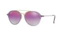 Ray-ban Rj9065s 48 Purple Square Sunglasses