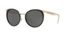 Versace 54 Black Round Sunglasses - Ve2185