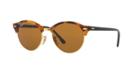 Ray-ban Brown Round Sunglasses - Rb4246