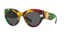 Versace 51 Black Wrap Sunglasses - Ve4353