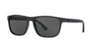 Emporio Armani Ea4087f 59 Black Rectangle Sunglasses