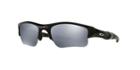 Oakley Flak Jacket Xlj Black Rectangle Sunglasses, Polarized - Oo9011