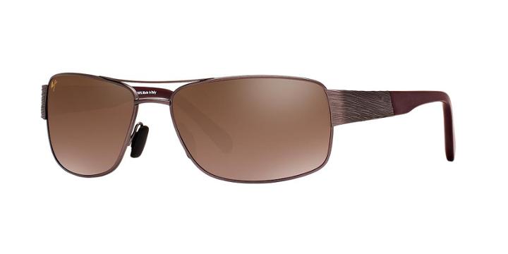 Maui Jim Ohia Gunmetal Rectangle Sunglasses, Polarized