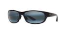 Maui Jim Twin Falls Black Rectangle Sunglasses, Polarized