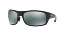 Maui Jim 440 Big Wave 67 Black Matte Wrap Sunglasses