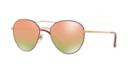 Vogue Vo4060s 54 Rose Gold Pilot Sunglasses