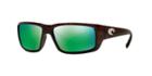 Costa Del Mar Fantail Polarized Tortoise Rectangle Sunglasses