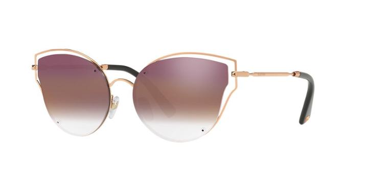 Valentino Va2015 58 Rose Gold Square Sunglasses