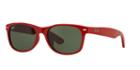 Ray-ban Rb2132f 55 Red Wayfarer Sunglasses