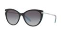 Tiffany &amp; Co. 55 Black Cat-eye Sunglasses - Tf4143b