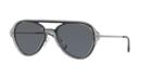 Prada Linea Rossa Ps 04ts 57 Grey Wrap Sunglasses