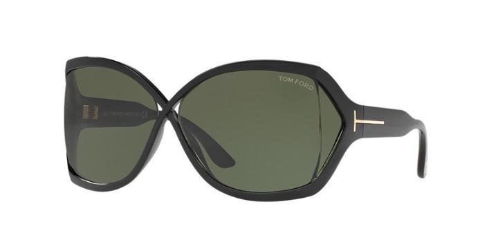 Tom Ford Julianne Black Square Sunglasses - Ft0427