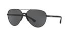 Emporio Armani 61 Black Matte Pilot Sunglasses - Ea2059