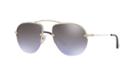 Prada Pr 58os 55 Gold Aviator Sunglasses