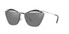 Miu Miu Mu 54ts 64 Grey Square Sunglasses