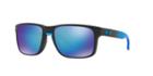 Oakley Holbrook Prizm Sapphire Black Matte Square Sunglasses - Oo9102