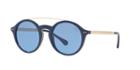 Polo Ralph Lauren 49 Blue Round Sunglasses - Ph4122