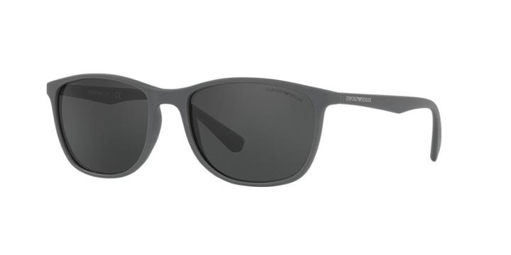 Emporio Armani Grey Rectangle Sunglasses - Ea4074