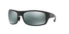 Maui Jim 440 Big Wave 67 Black Matte Rectangle Sunglasses