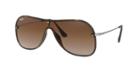 Ray-ban 38 Brown Wrap Sunglasses - Rb4311n
