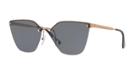 Prada Pr 68ts Gold Cat-eye Sunglasses