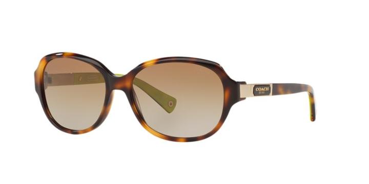 Coach Annette Tortoise Square Sunglasses - Hc8039