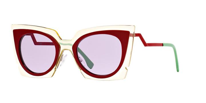 Fendi White Cat-eye Sunglasses - Fd 117