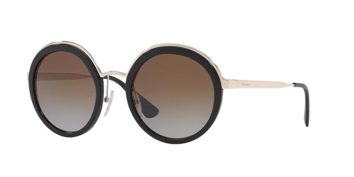 Prada Pr 50ts Black Wrap Sunglasses