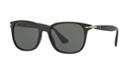 Persol 56 Black Rectangle Sunglasses - Po3164s