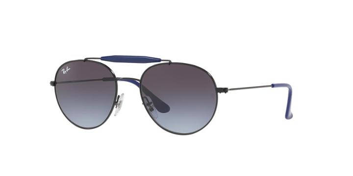 Ray-ban Rj9542s 50 Black Panthos Sunglasses