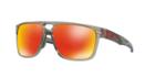 Oakley 60 Crossrange Patch Grey Rectangle Sunglasses - Oo9382