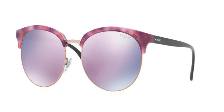 Vogue Vo5143sd 59 Rose Gold Round Sunglasses