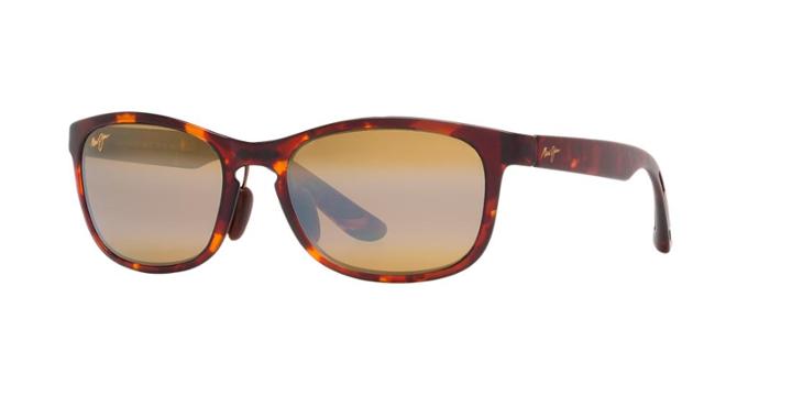Maui Jim Front Street Tortoise Matte Rectangle Sunglasses