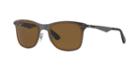 Ray-ban Rb3521m 50 Gunmetal Matte Square Sunglasses