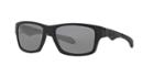 Oakley Jupiter Squared Black Matte Rectangle Sunglasses, Polarized - Oo9135