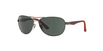 Ray-ban Jr. Gunmetal Matte Aviator Sunglasses - Rj9534s