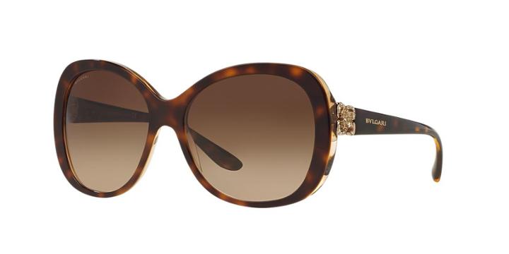 Bvlgari Brown Round Sunglasses - Bv8171b
