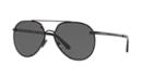 Burberry 61 Black Pilot Sunglasses - Be3099