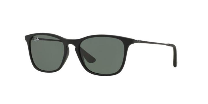 Ray-ban Jr. Black Matte Rectangle Sunglasses - Rj9061s