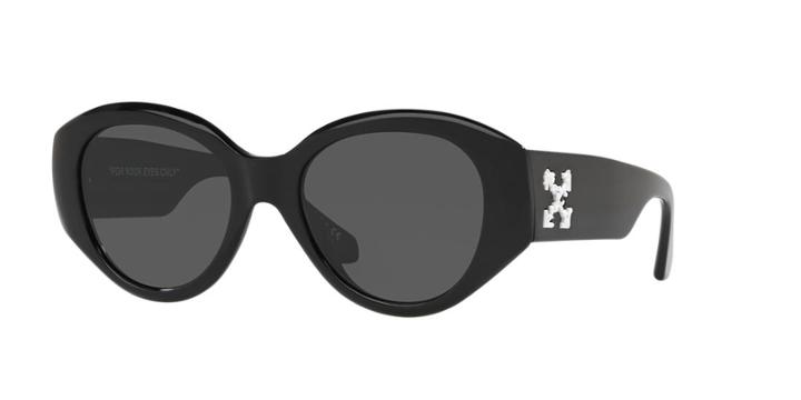Off-white&amp;trade; X Sunglass Hut Hu4003 54 Black Rectangle Sunglasses