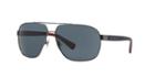 Dolce & Gabbana Gunmetal Matte Aviator Sunglasses -dg2140