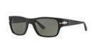 Persol Black Square Sunglasses, Polarized - Po3021s