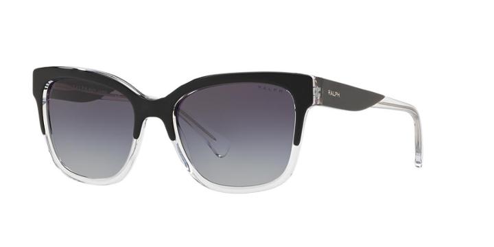 Ralph 55 Black Square Sunglasses - Ra5247