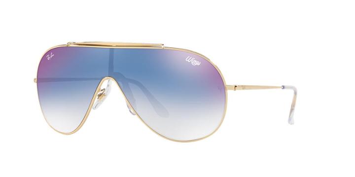 Ray-ban 33 Gold Shield Sunglasses - Rb3597