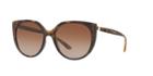 Dolce &amp; Gabbana 54 Tortoise Butterfly Sunglasses - Dg6119
