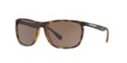 Emporio Armani 59 Brown Rectangle Sunglasses - Ea4107