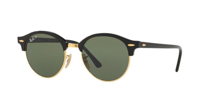 Ray-ban Black Round Sunglasses - Rb4246